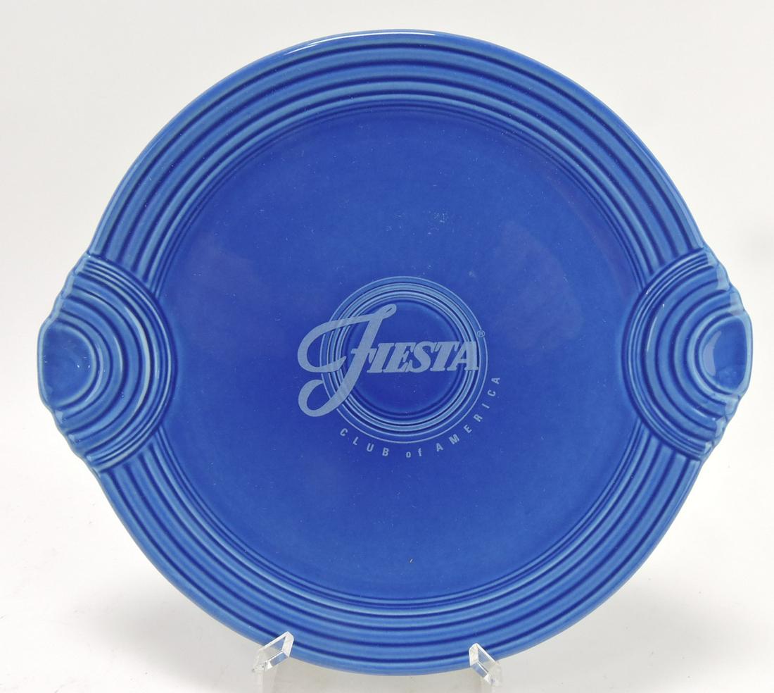 Fiesta Post 86 sapphire serving tray, (1 of 1)