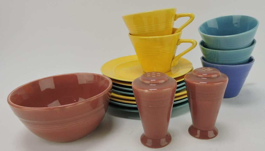 Fiesta Harlequin lot of 15 pieces: .
