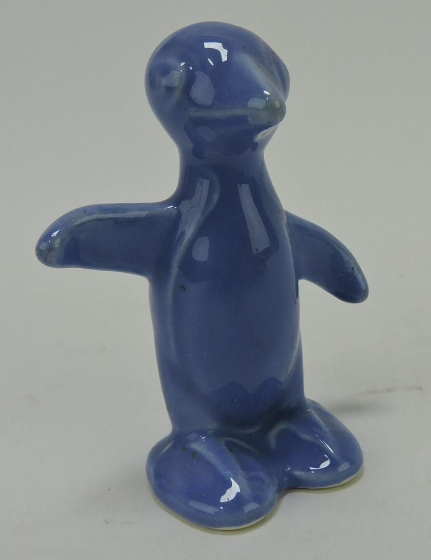 Fiesta Harlequin mauve blue penguin: .