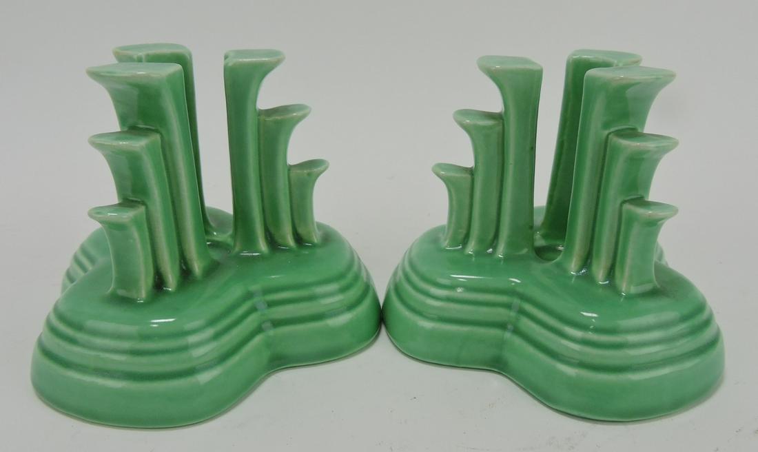 Fiesta tripod candle holder, pair, (1 of 1)