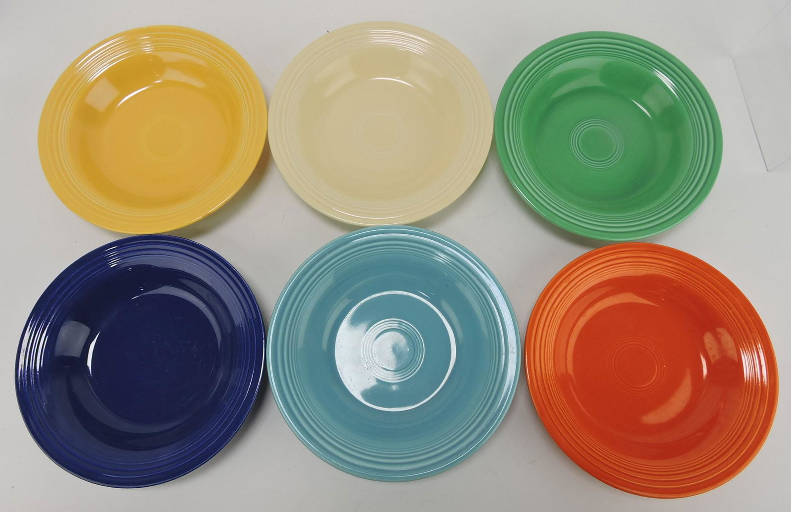 Fiesta deep plate group, 6 original (1 of 1)