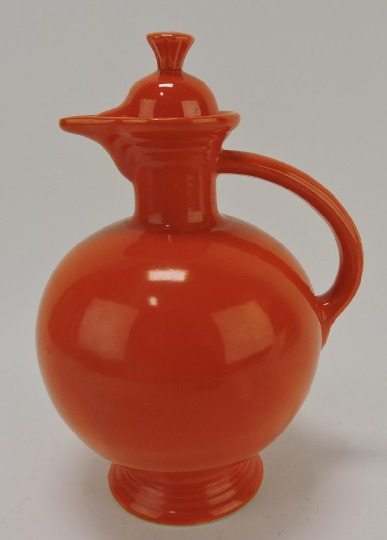Fiesta carafe, red, rim nick (1 of 1)