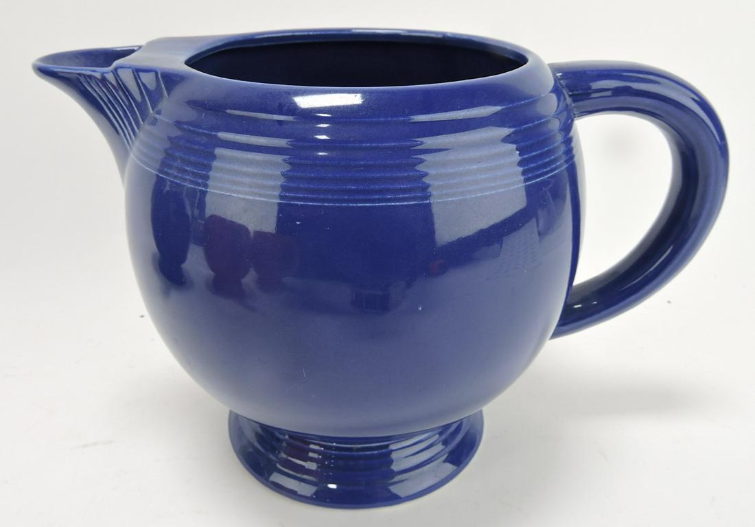 Fiesta ice lip pitcher, cobalt (1 of 1)