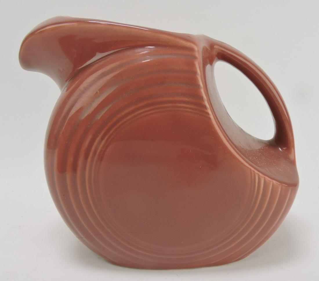 Fiesta disc water pitcher, rose (1 of 1)