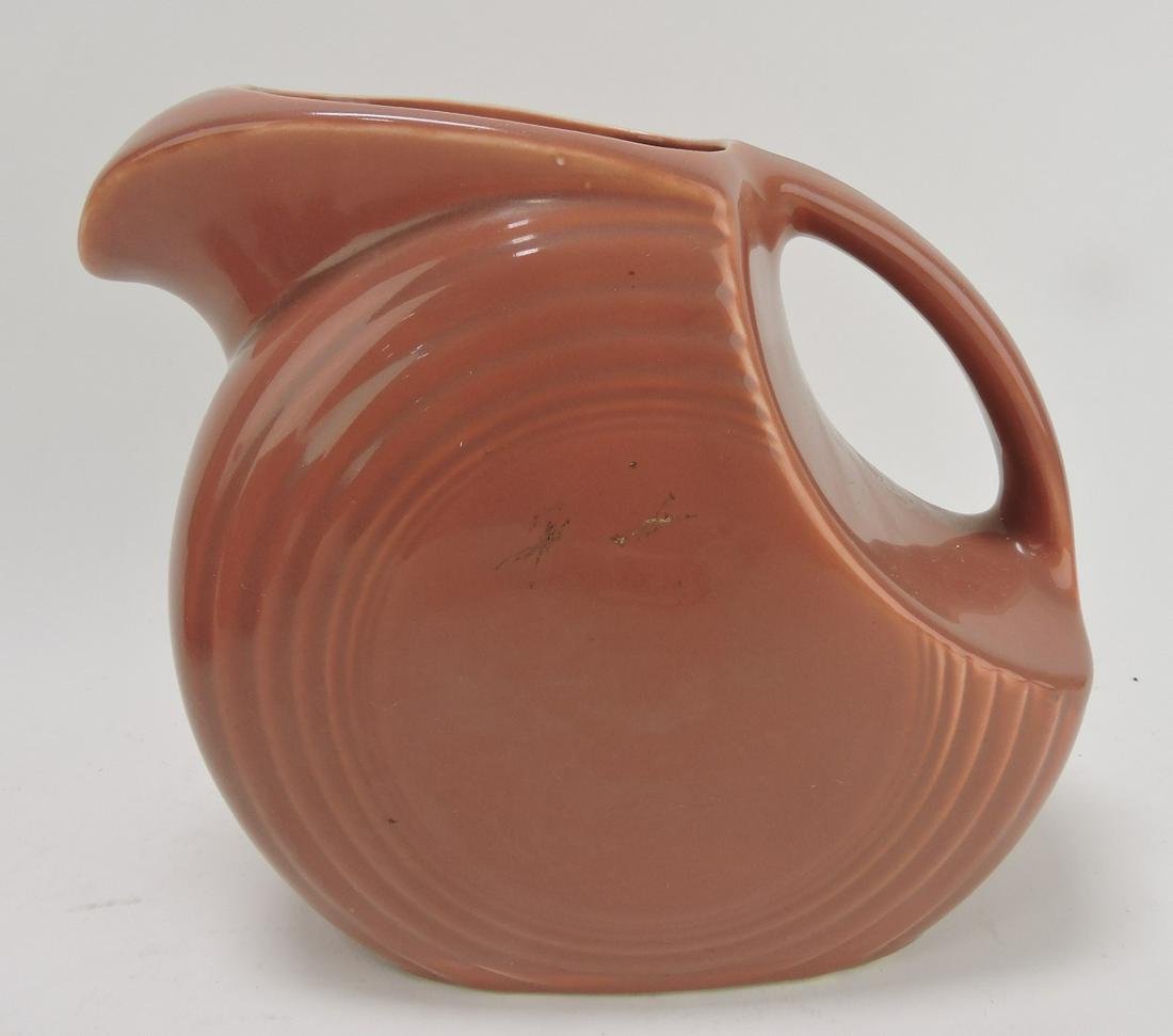 Fiesta disc water pitcher, rose (1 of 1)
