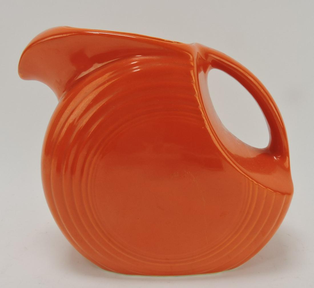 Fiesta disc water pitcher, red (1 of 1)