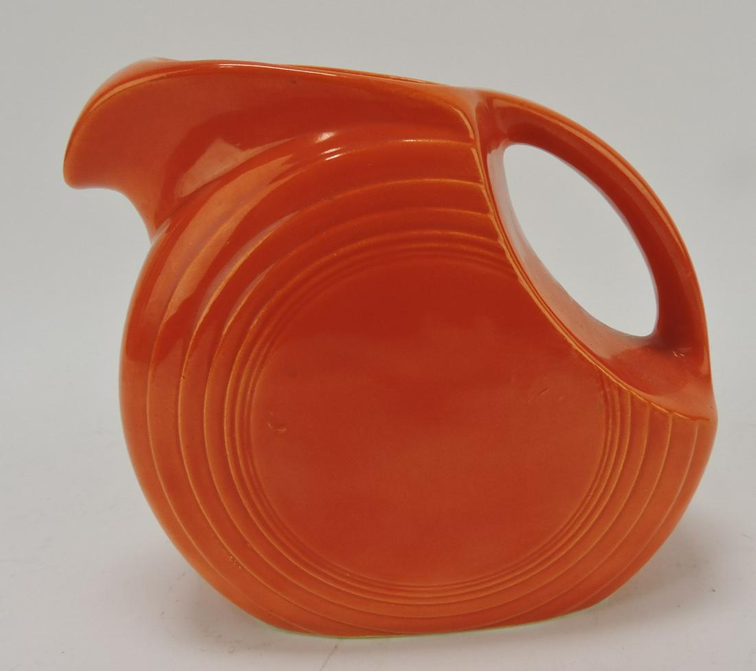 Fiesta disc juice pitcher, red (1 of 1)