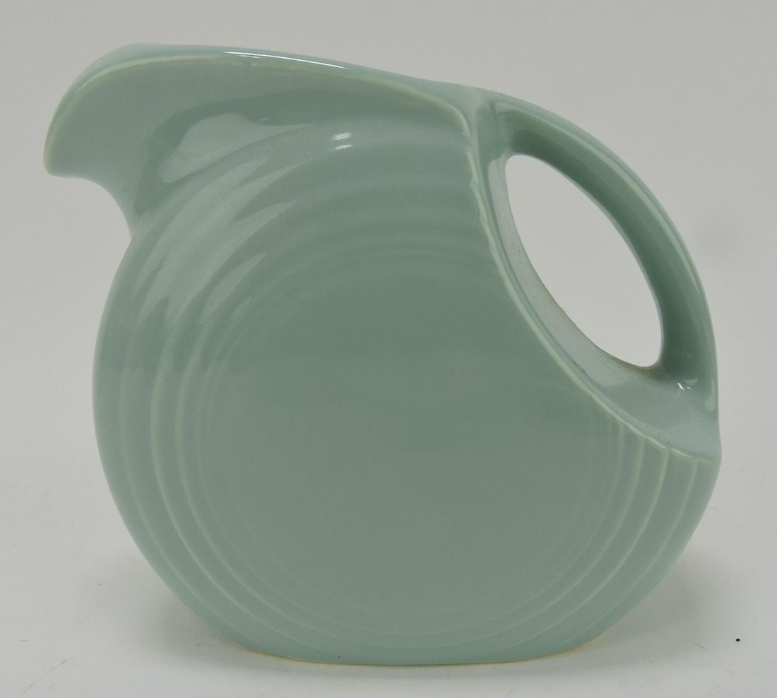 Fiesta disc juice pitcher, celadon green (1 of 1)