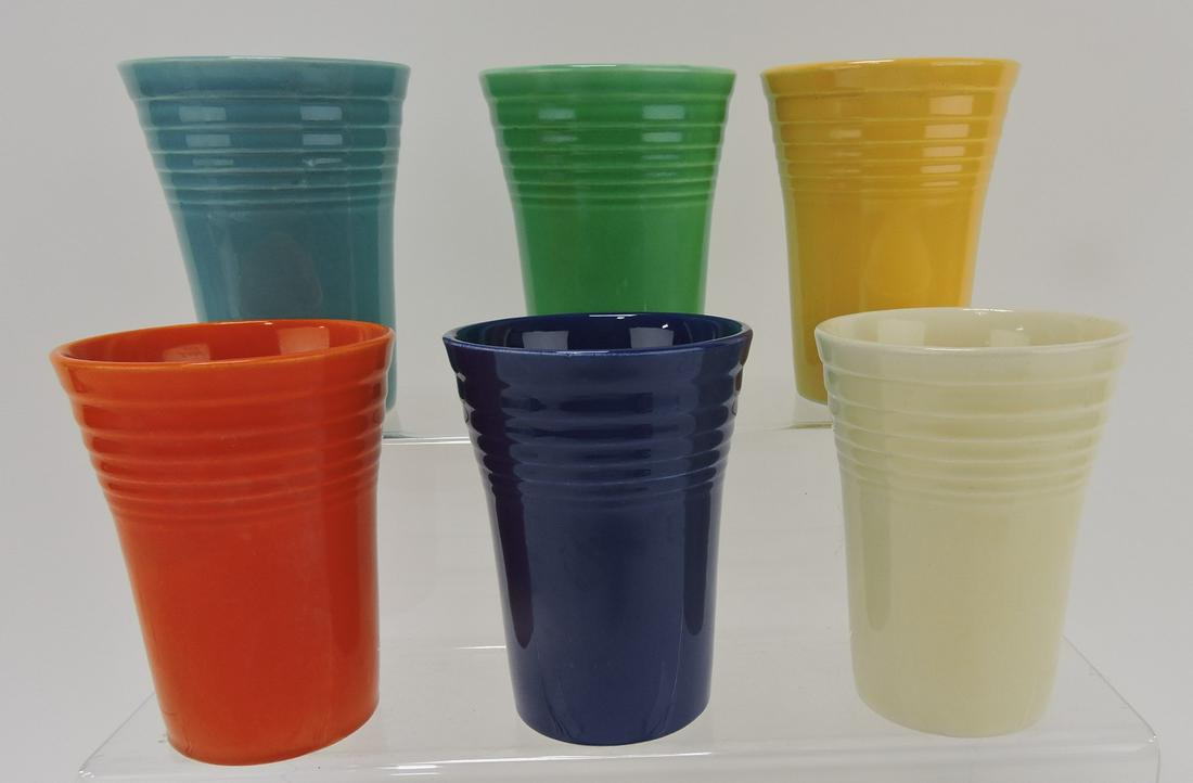 Fiesta water tumbler group, original: 6 colors