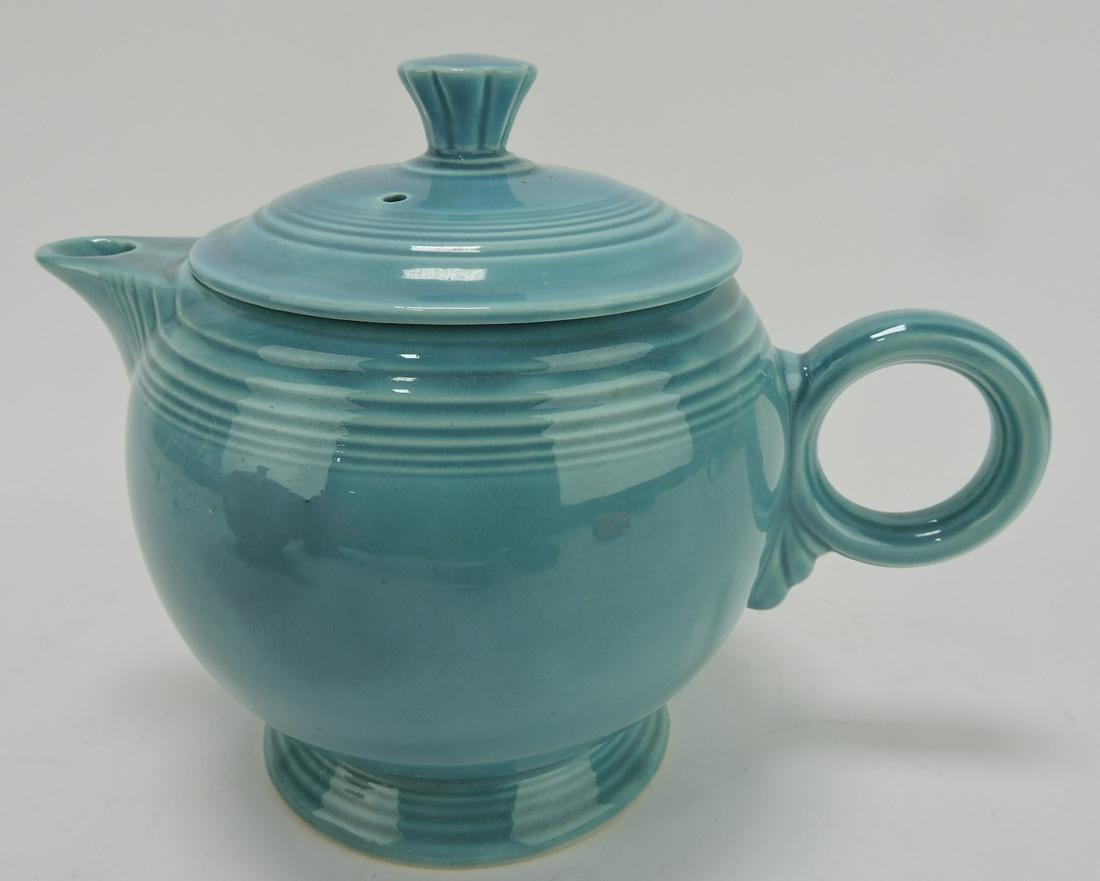 Fiesta large teapot, turquoise (1 of 1)