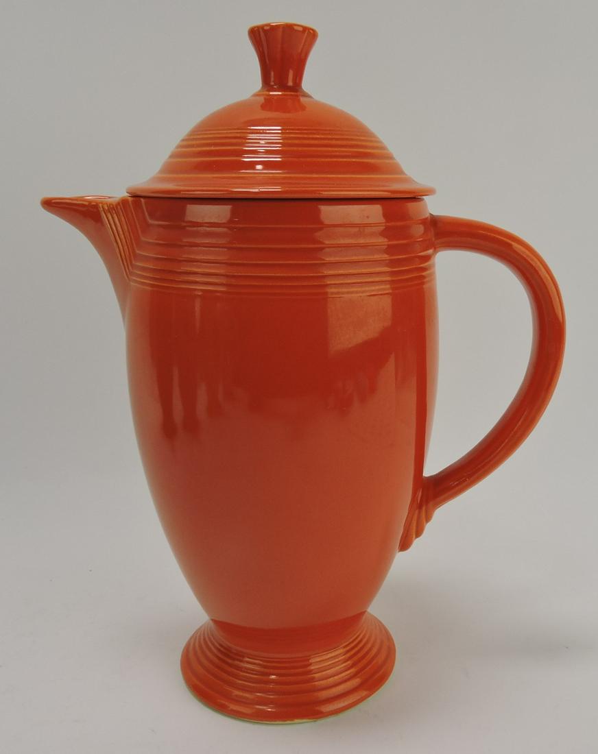 Fiesta coffee pot, red (1 of 1)
