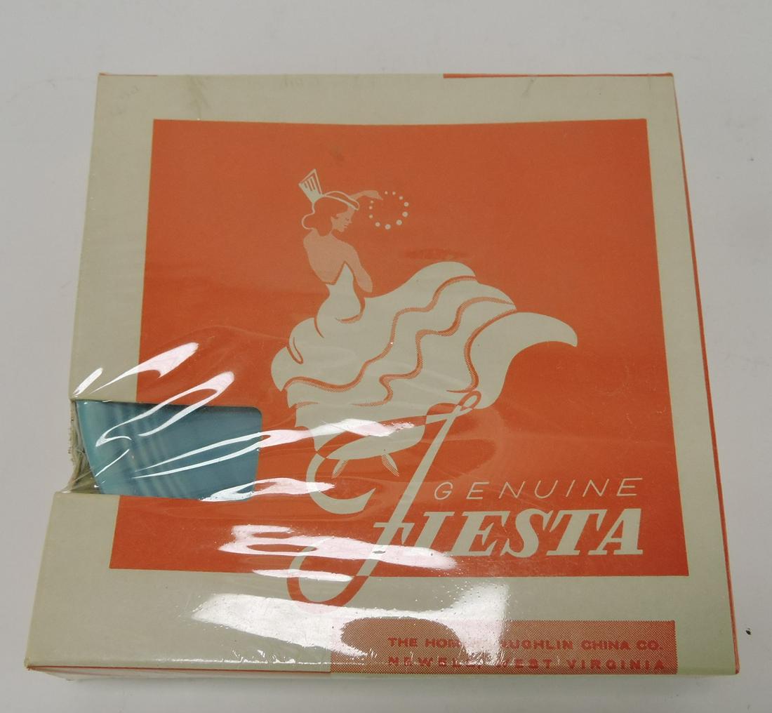 Fiesta pair of turquoise saucers in: original package