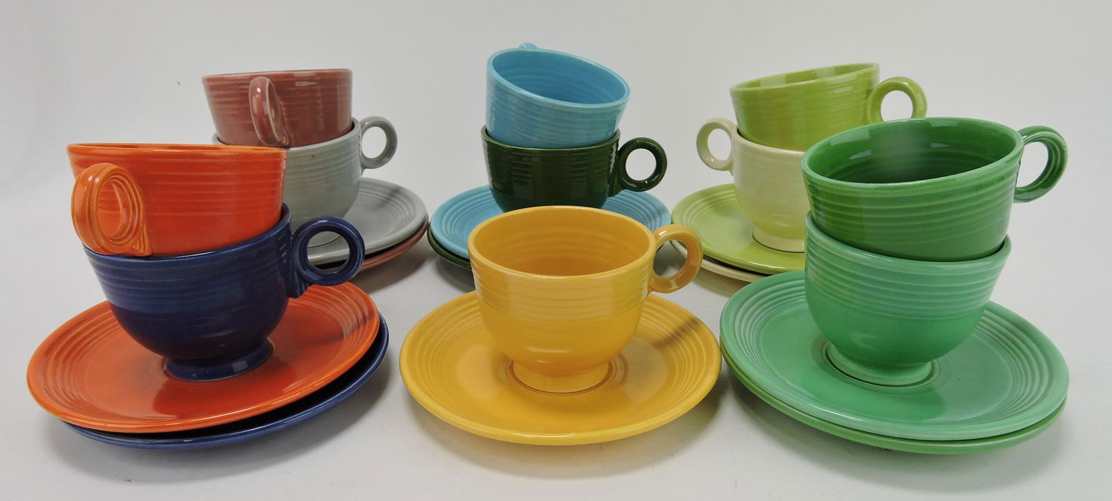 Fiesta cup  & saucer group, all 11 colors (1 of 1)