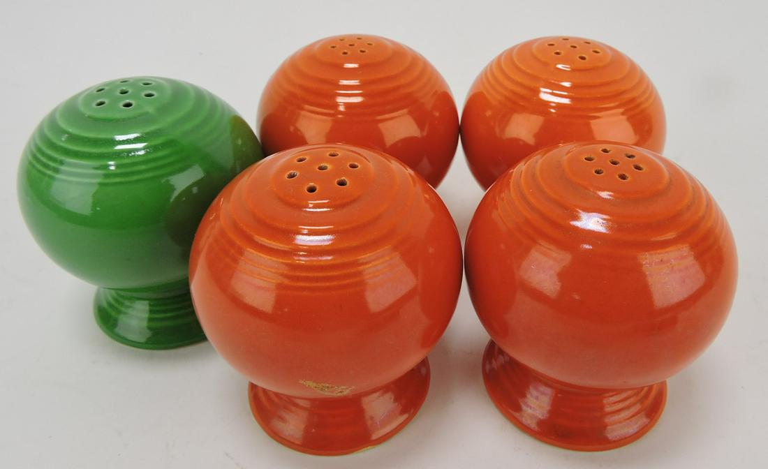 Fiesta salt & pepper group, 2 pair red, (1 of 1)