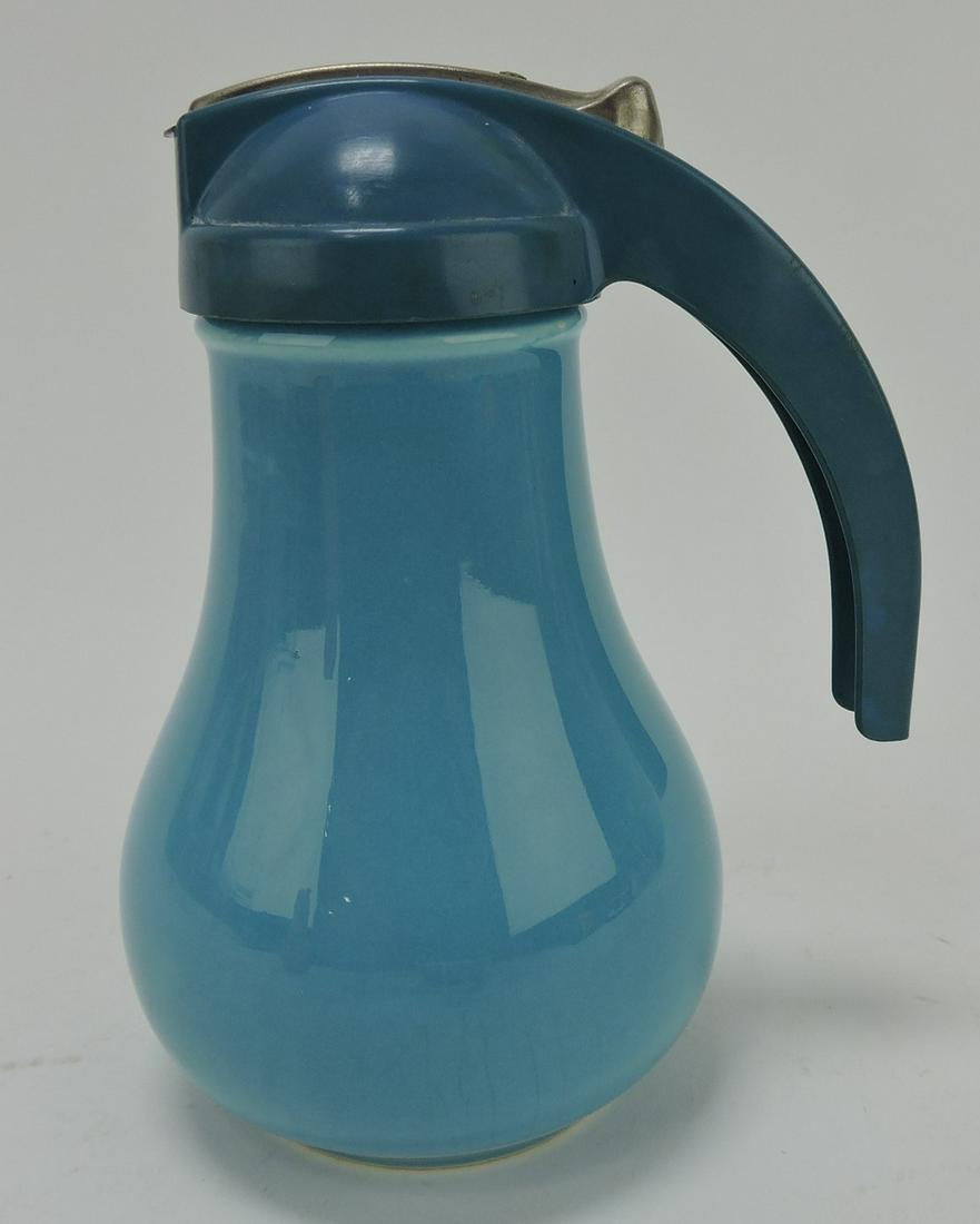 Fiesta syrup pitcher, turquoise (1 of 1)
