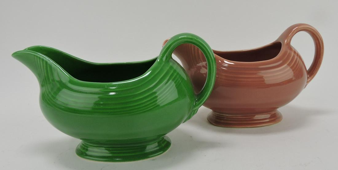 Fiesta sauce boat group, medium (1 of 1)