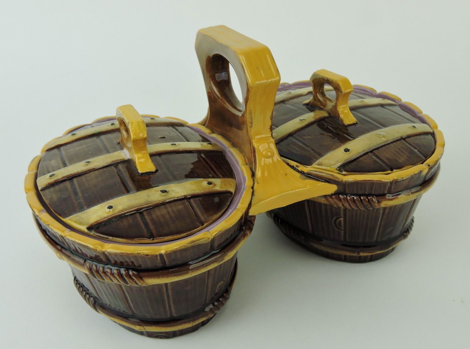 George Jones majolica two part (1 of 1)