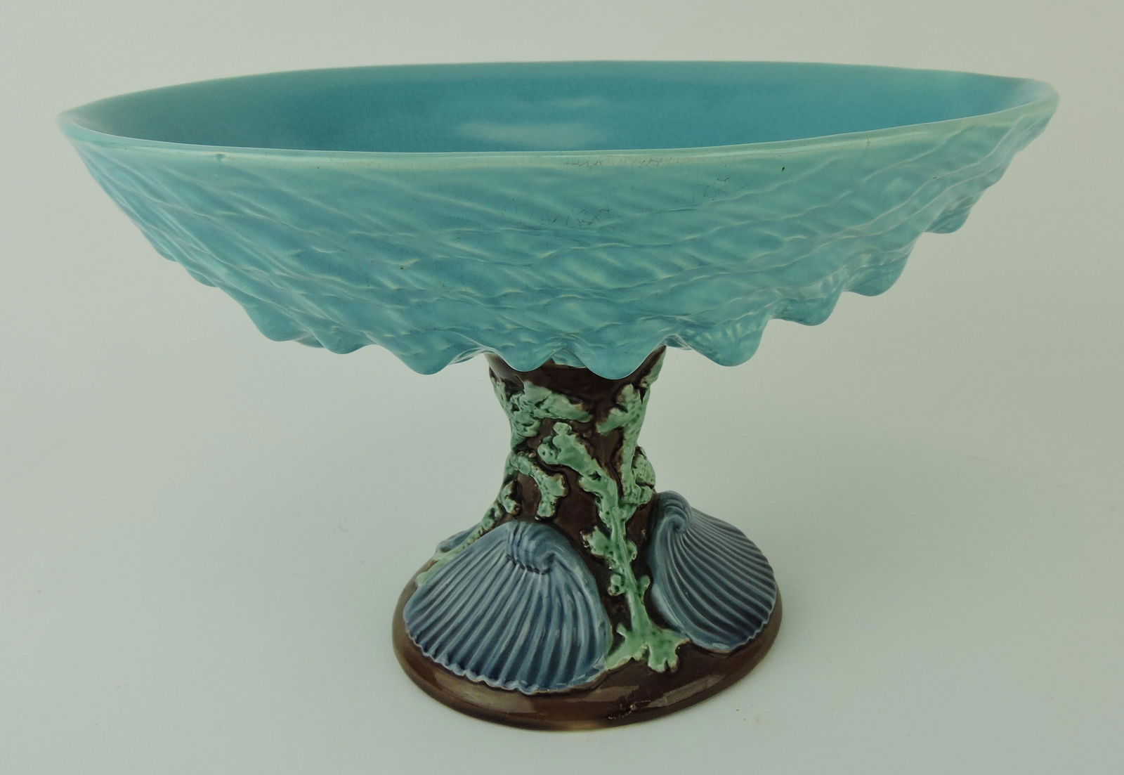 Holdcroft majolica compote with (1 of 1)