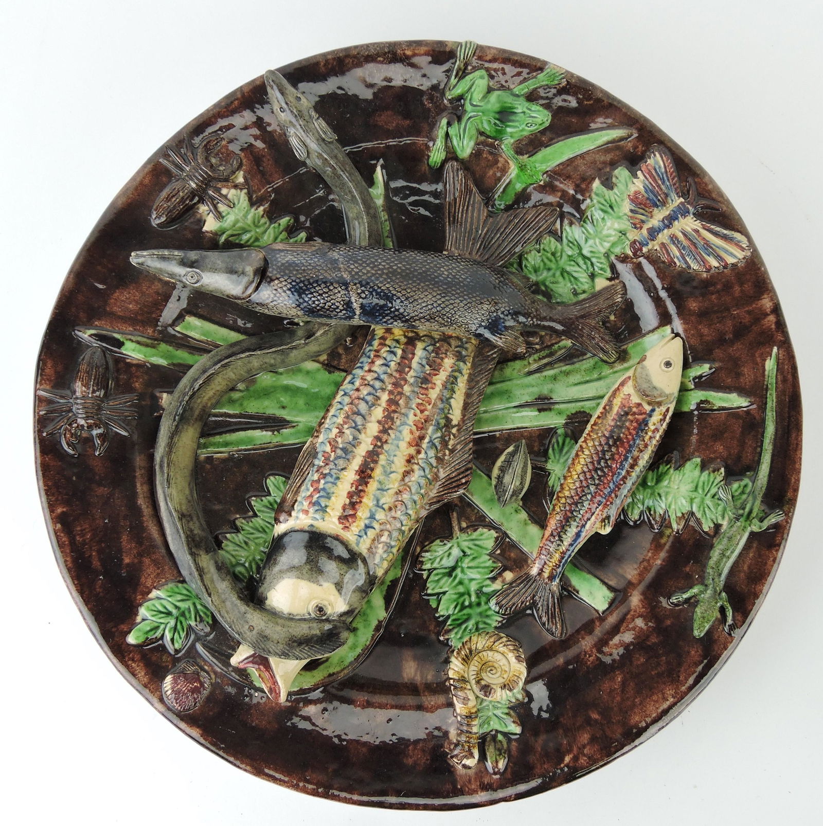 Mafra Portugal Palissy ware large (1 of 2)