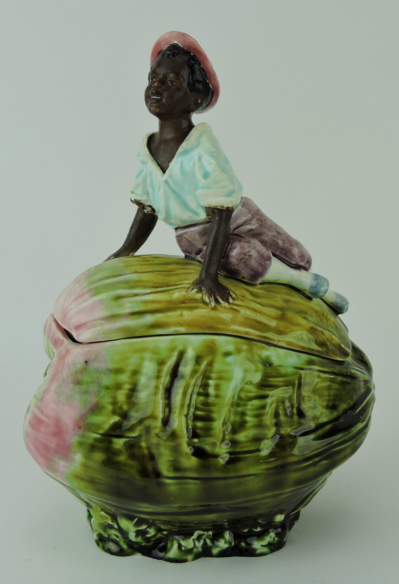 Continental majolica blackamoor (1 of 1)
