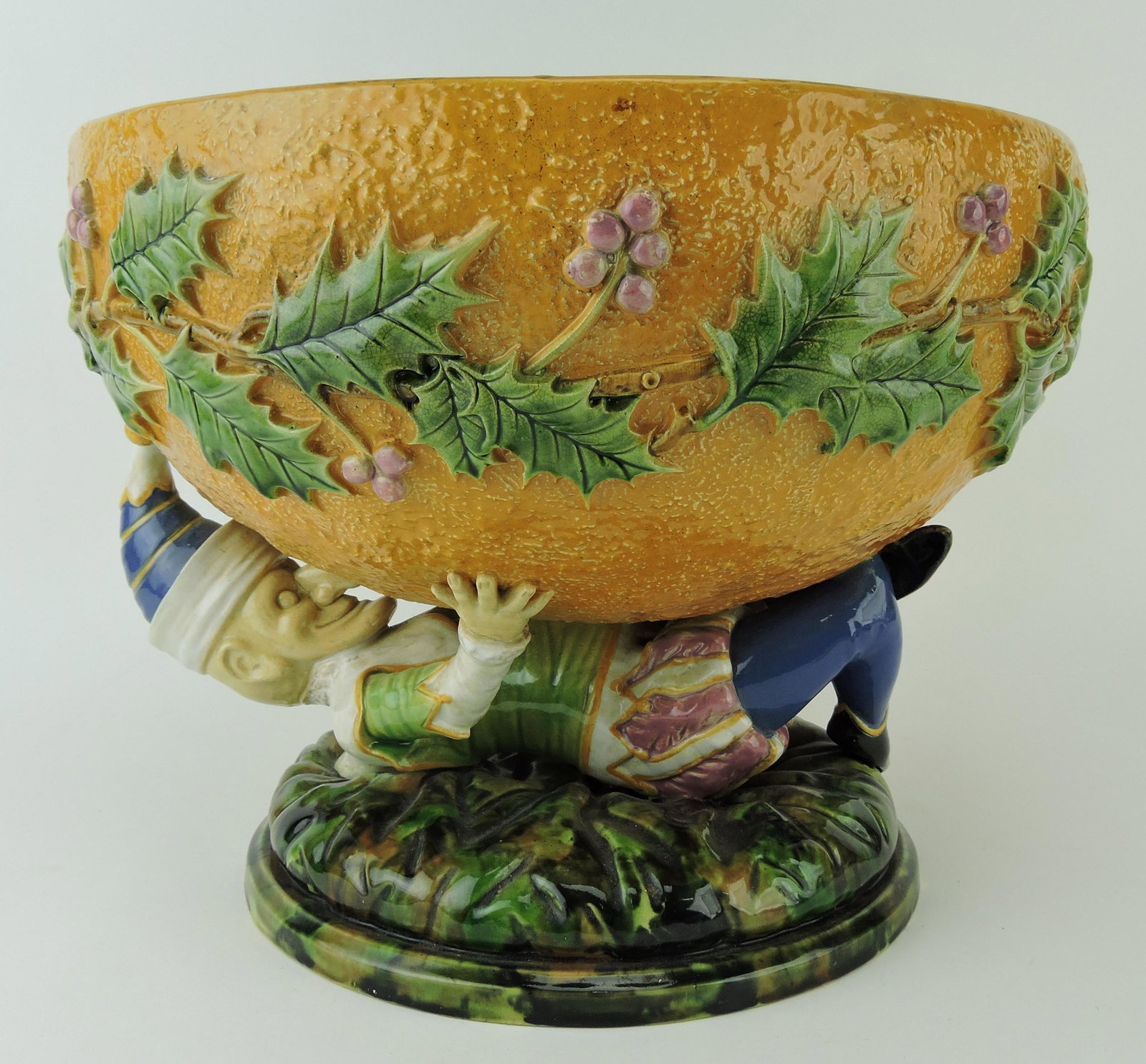 George Jones majolica "Punch" (1 of 4)