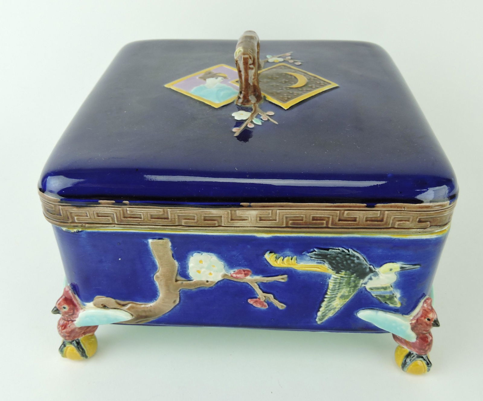 Holdcroft majolica cobalt dresser (1 of 6)