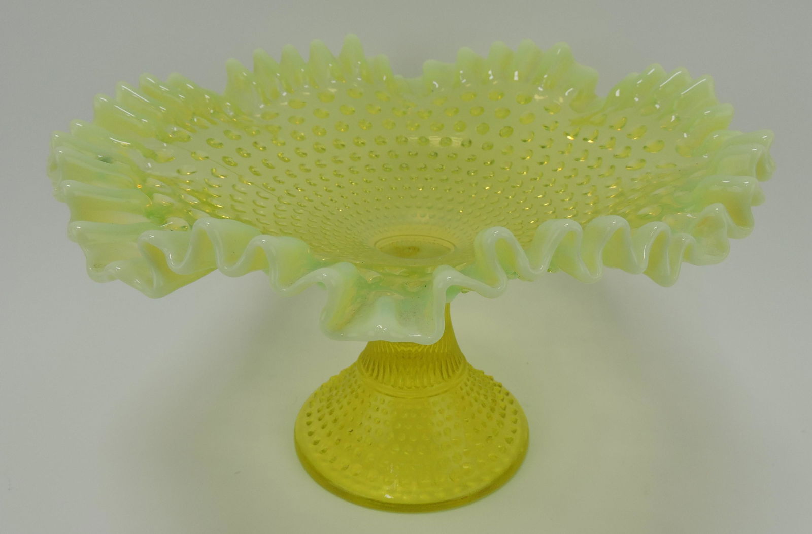 Fenton topaz vaseline opalescent (1 of 1)