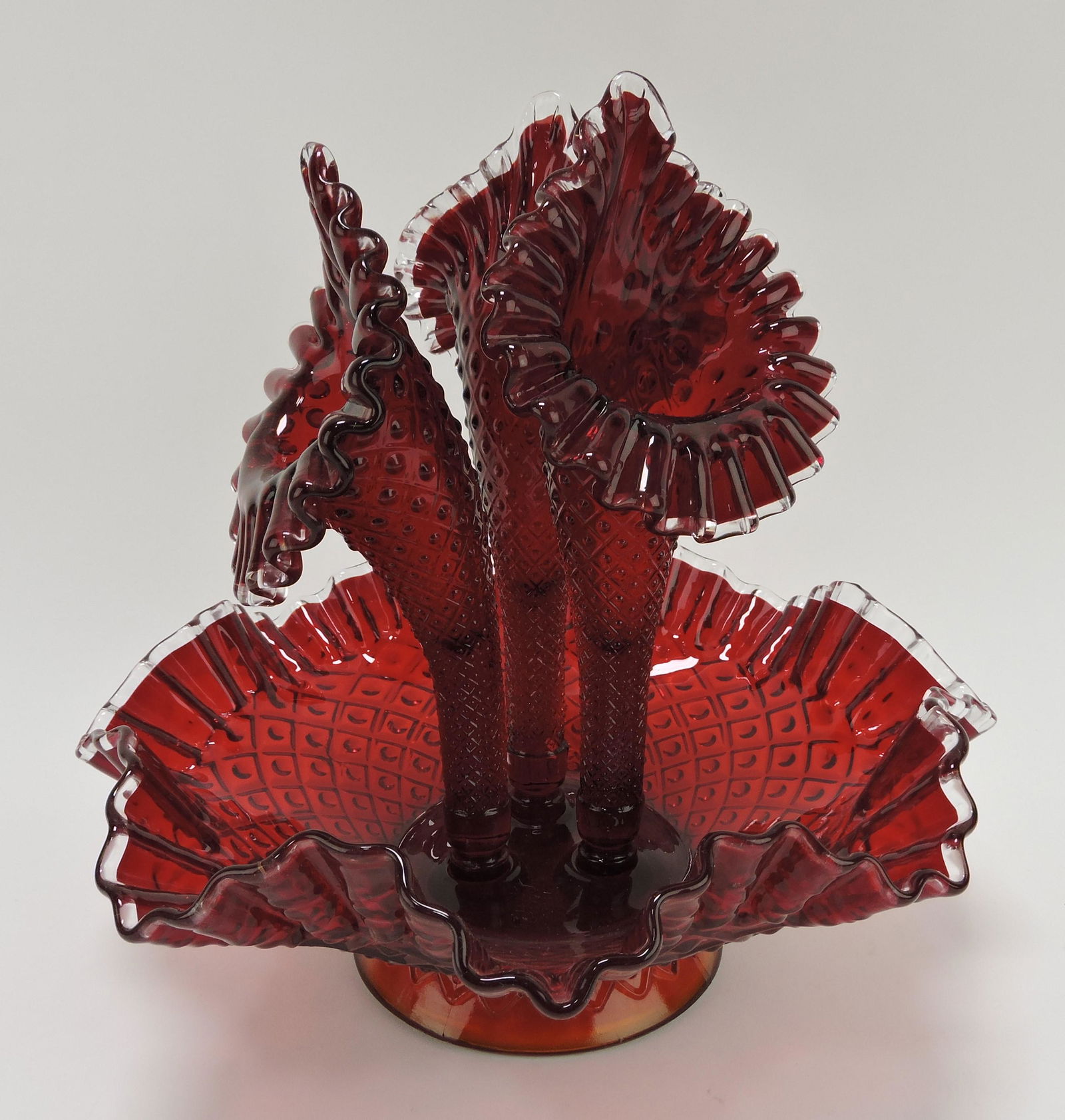 Fenton ruby red silvercrest Diamond (1 of 1)