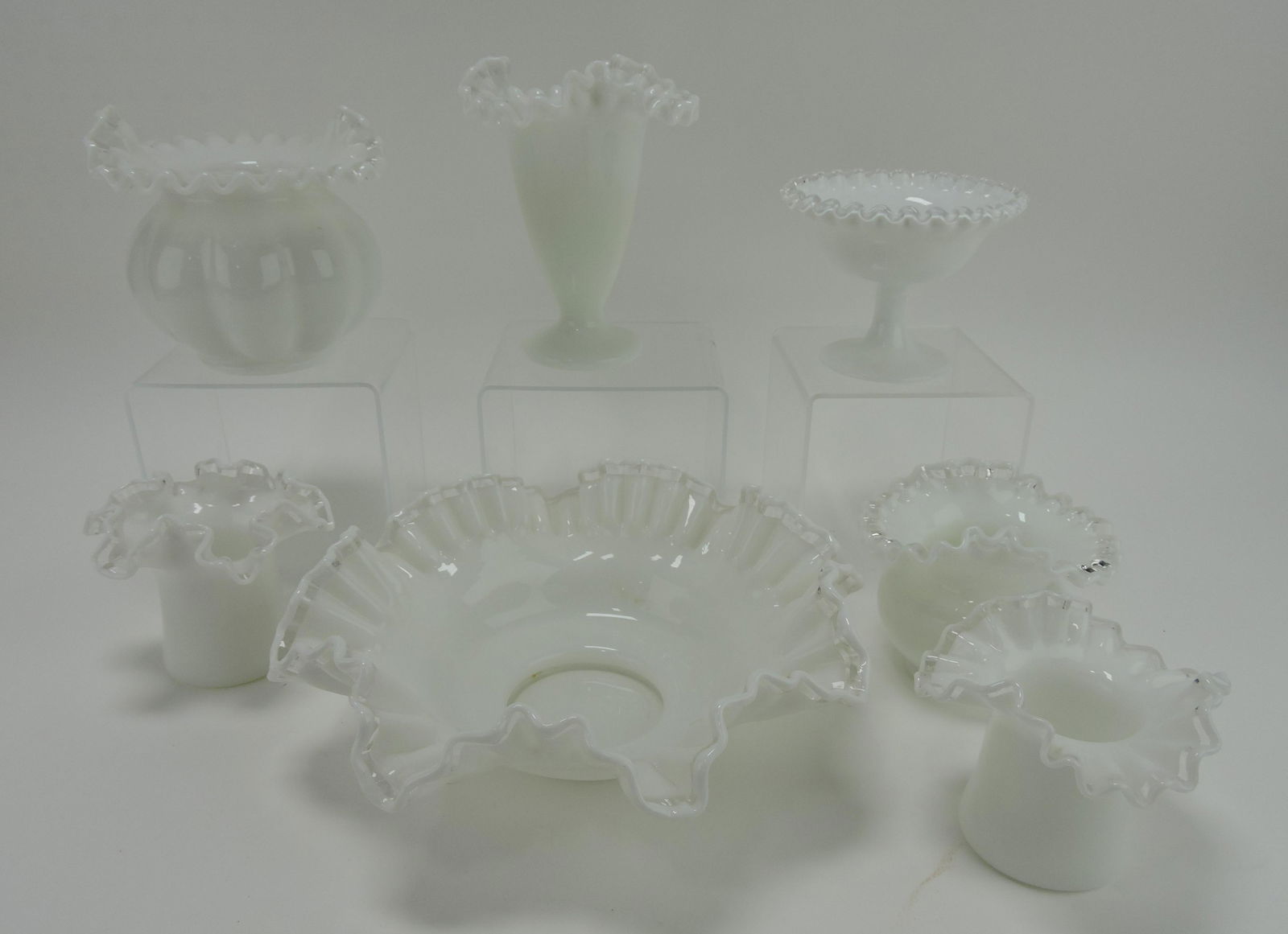 Fenton silvercrest lot of 7 pieces (1 of 1)