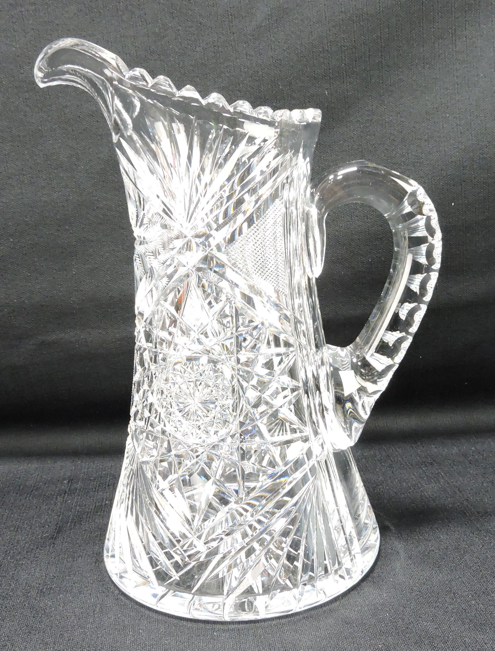 American Brilliant cut glass 11" (1 of 1)