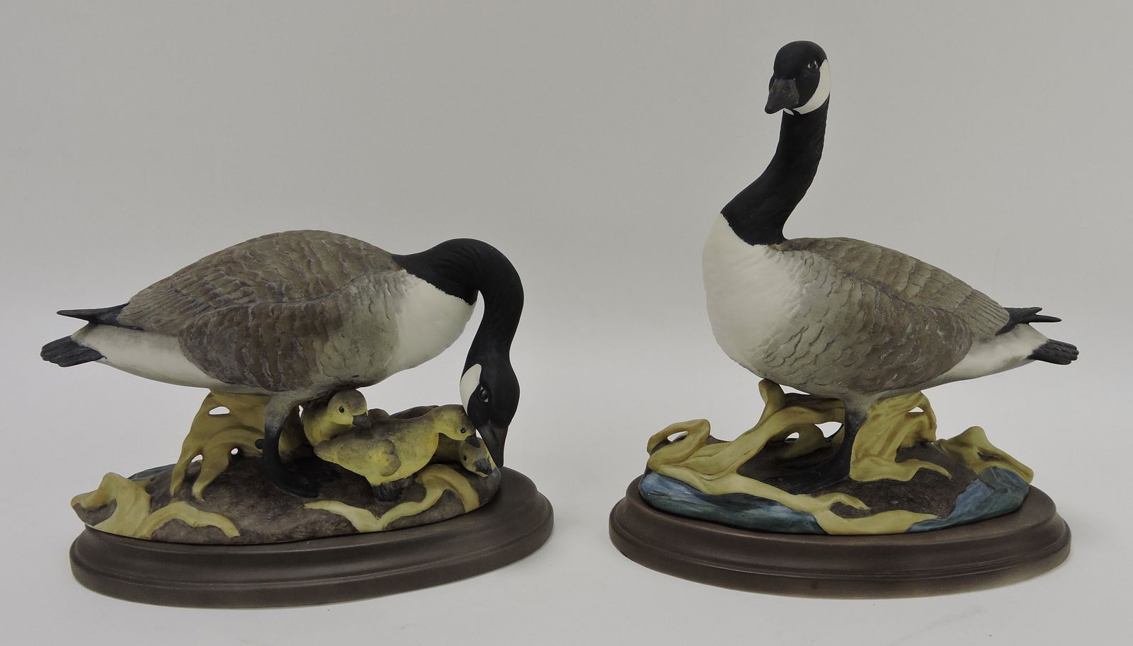 Boehm porcelain pair of canada geese, (1 of 1)