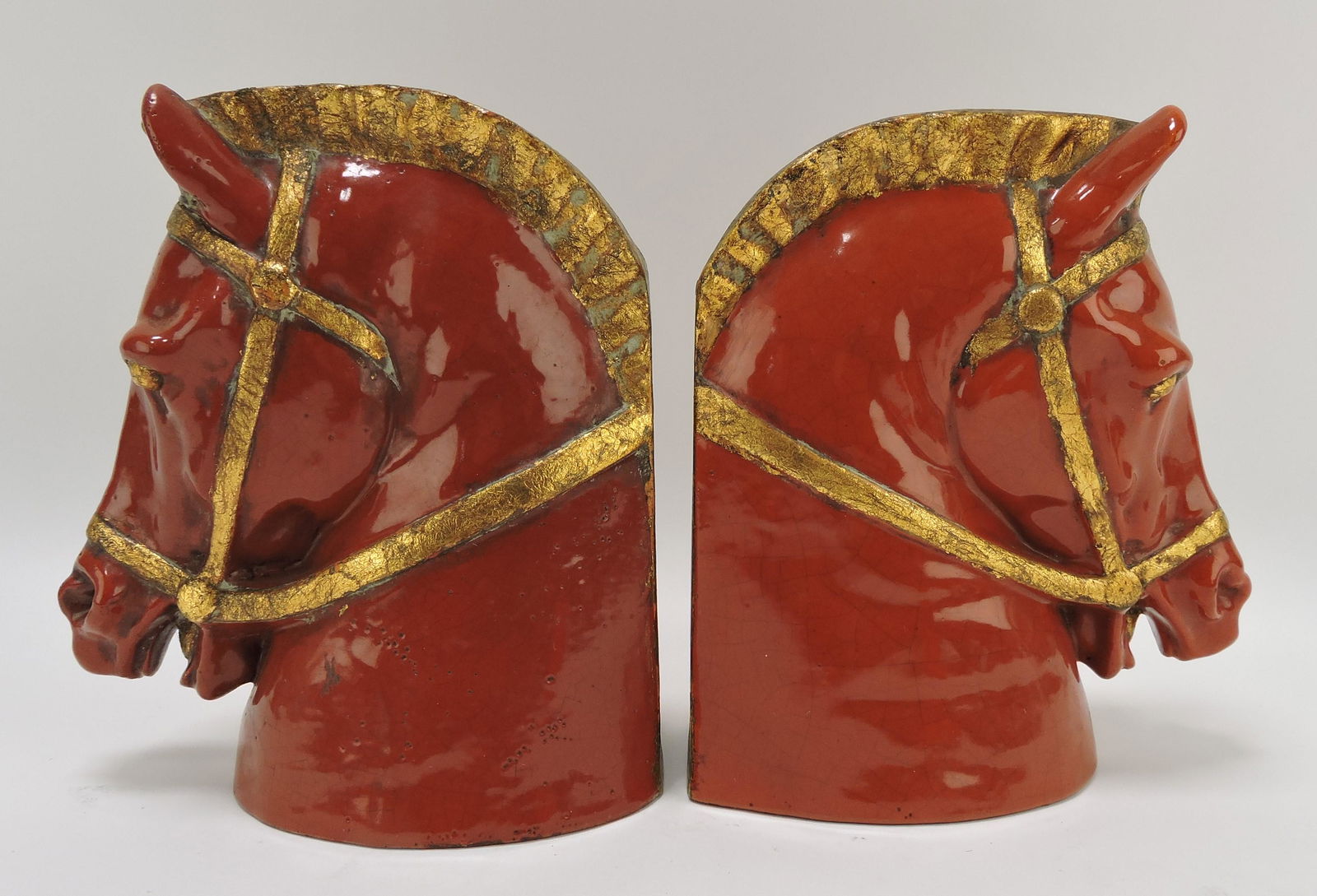 Zaccagnini Italian pair of horse head (1 of 1)