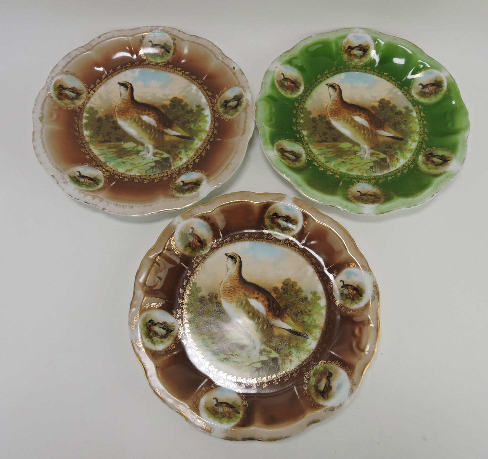 Lot of 3 game bird plates, 11 1/2" (1 of 1)
