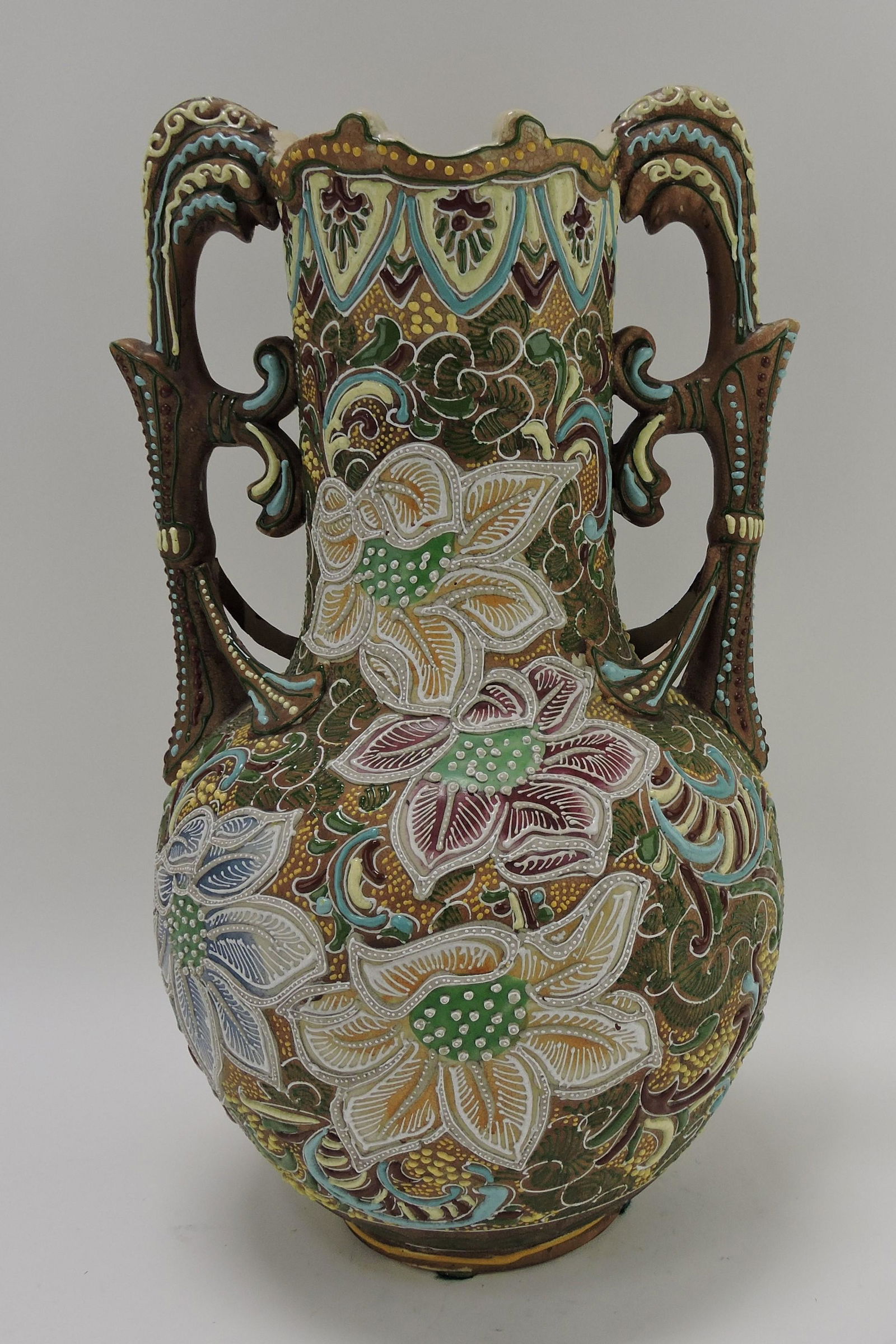 Moriage Oriental 16 1/2" vase (1 of 1)