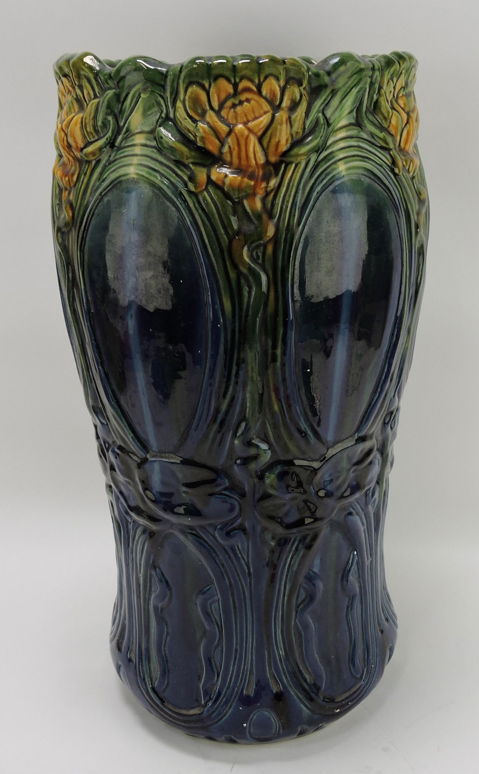 Art pottery umbrella stand, 21" (1 of 1)