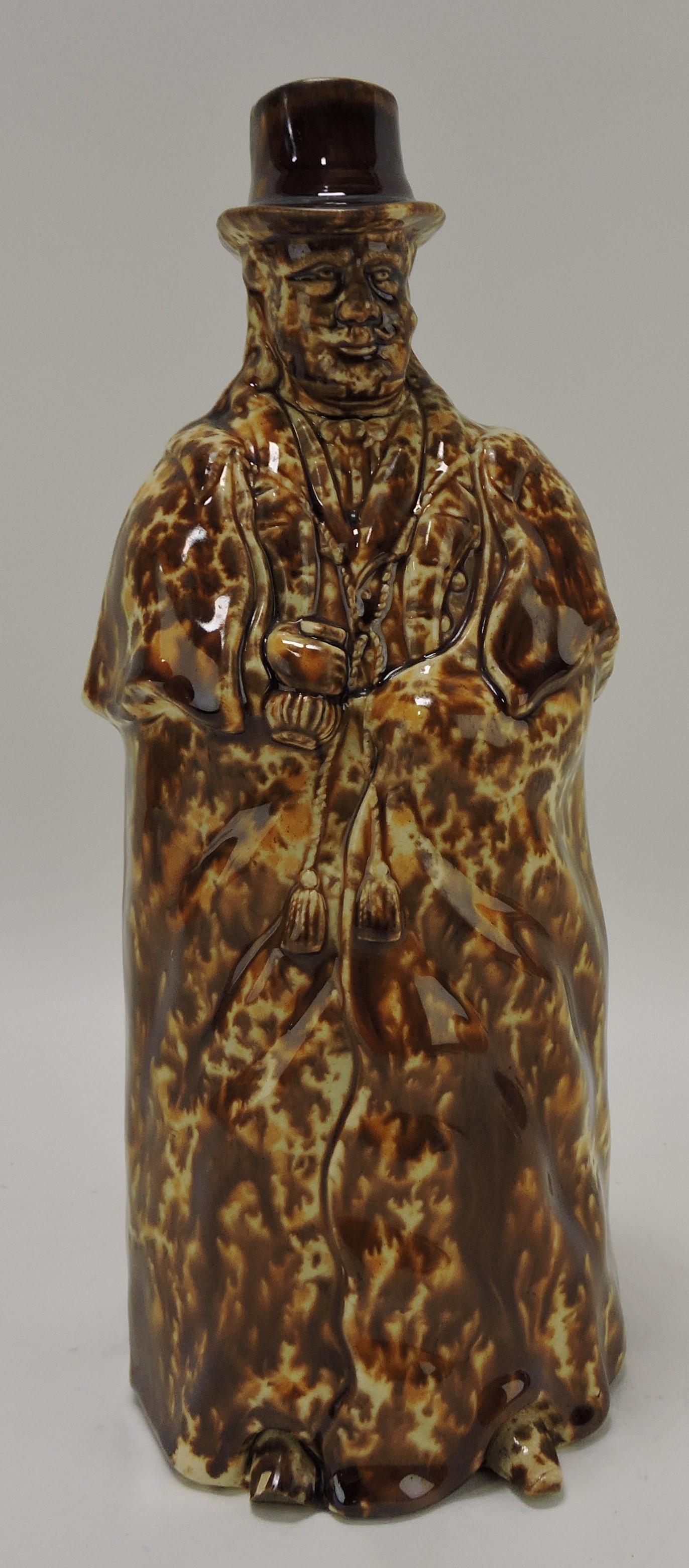 Bennington signed Coachman bottle, (1 of 2)