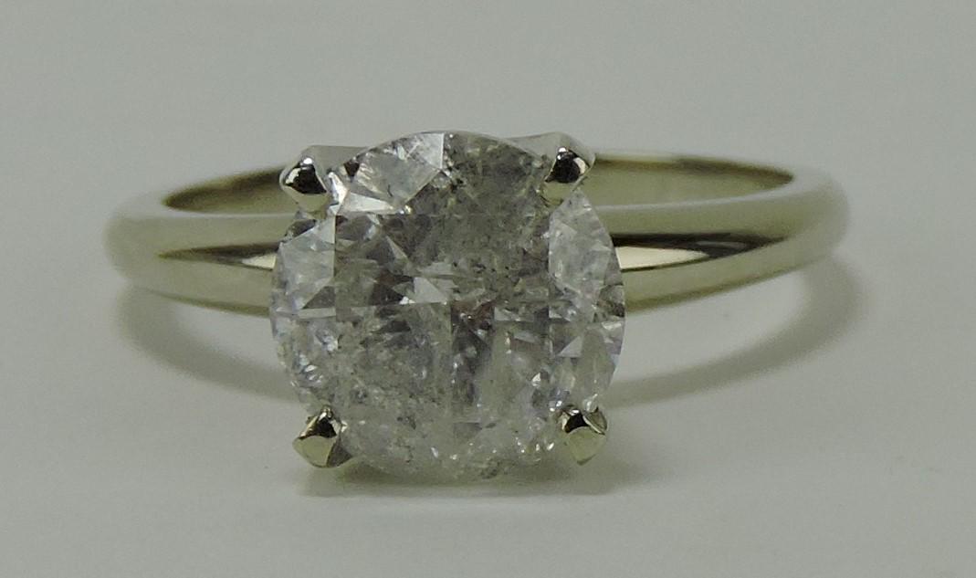 Ladies diamond solitaire: (1 of 3)