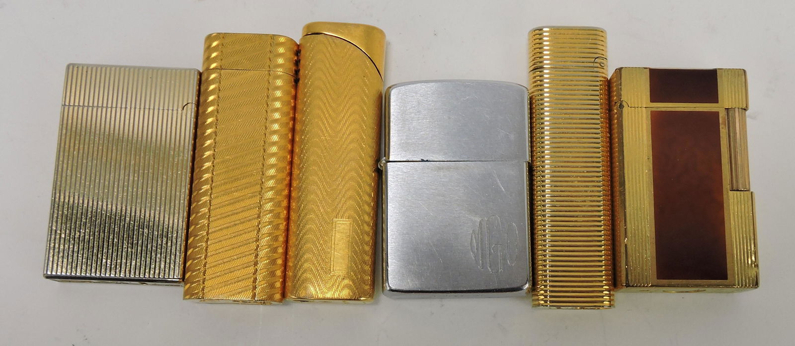 Lot of 6 cigarette lighters: Dupont, (1 of 1)