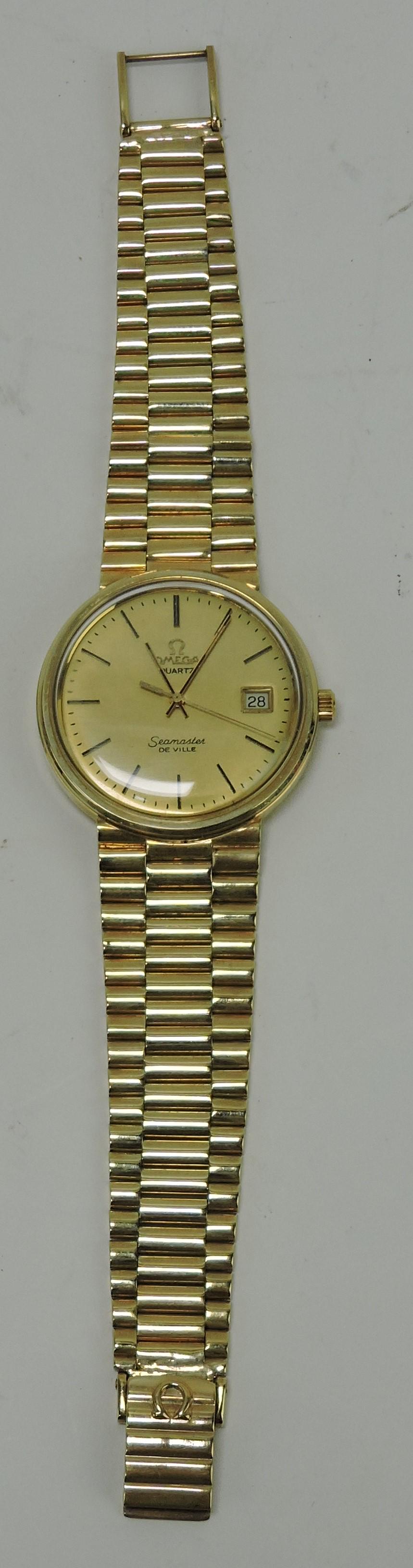 Omega Seamaster DeVille 14kt gold (1 of 1)