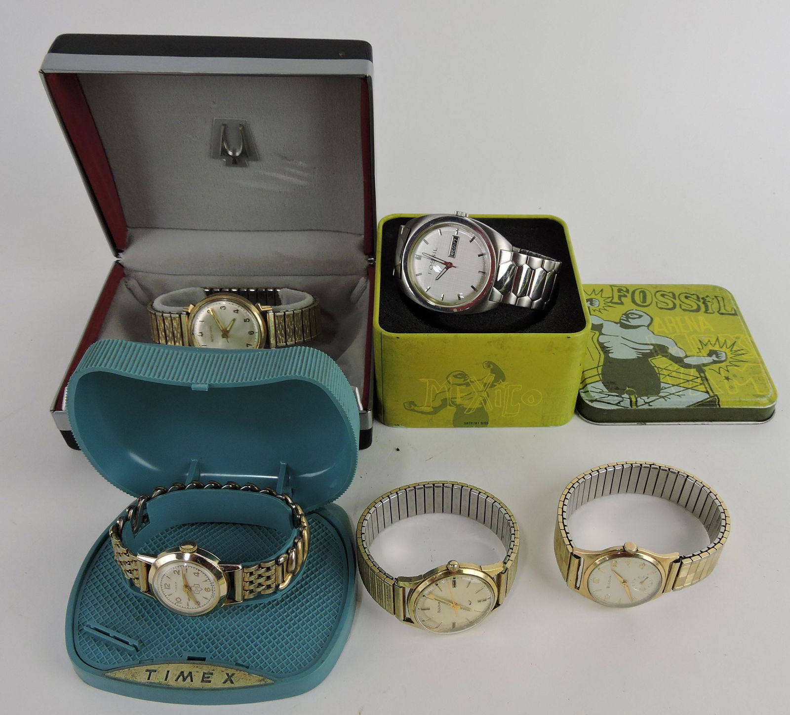 Lot of 5 wristwatches: Bulova Accutron, (1 of 1)