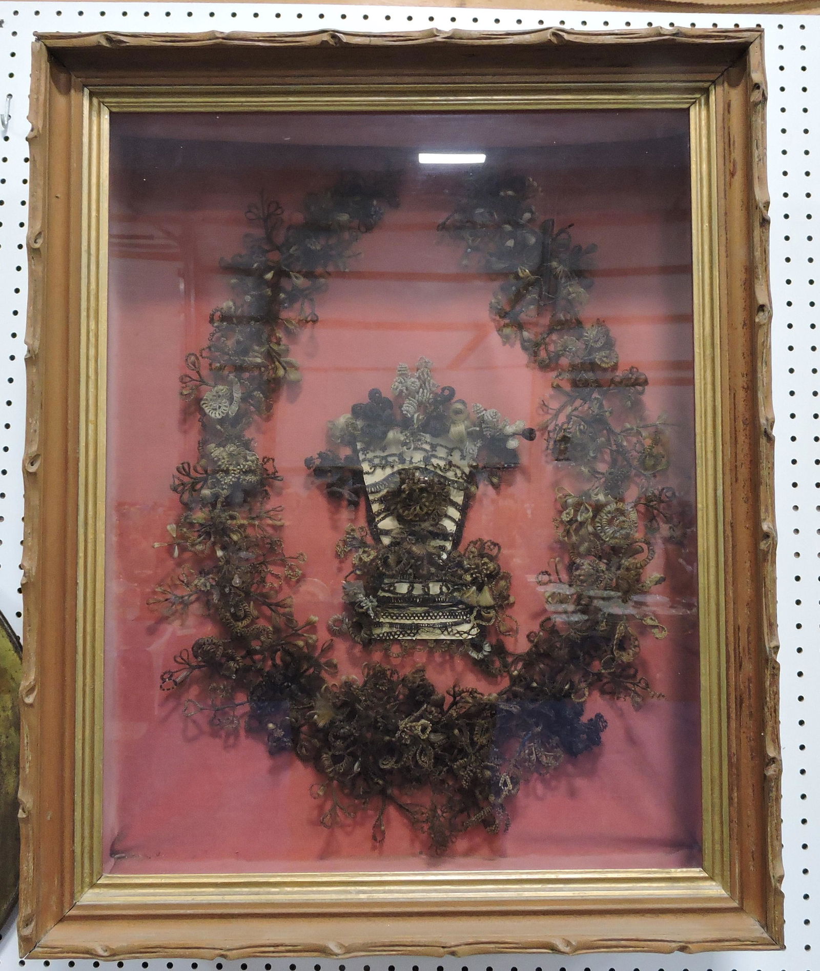Early Victorian large mourning wreath (1 of 2)