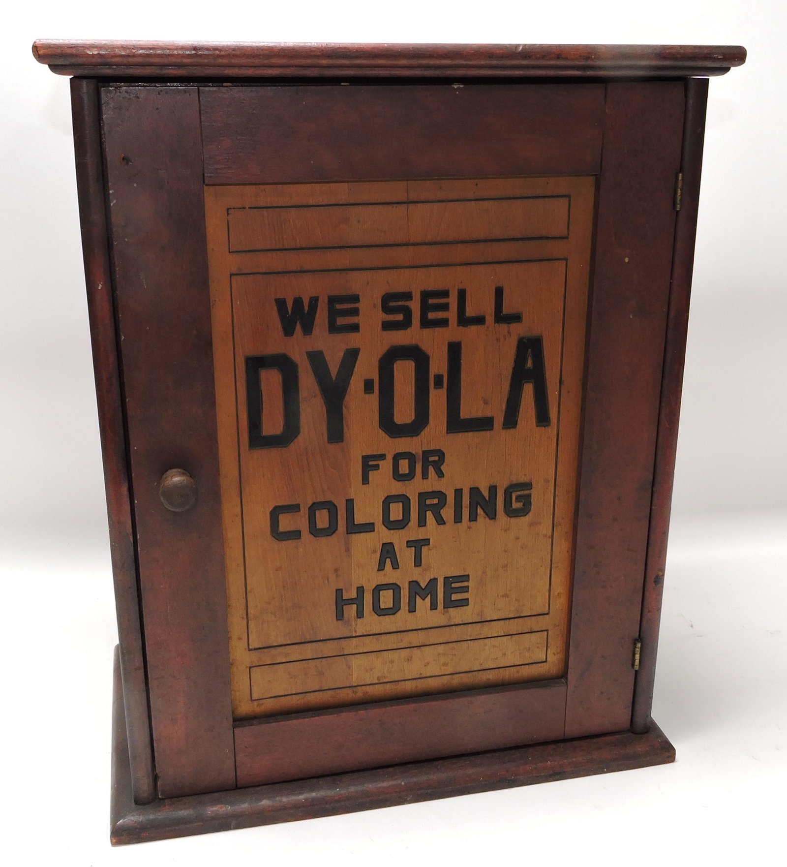We Sell Dy-O-La for Coloring at Home: dye cabinet, 17"h, 13 1/2"w, 8 1/2"d