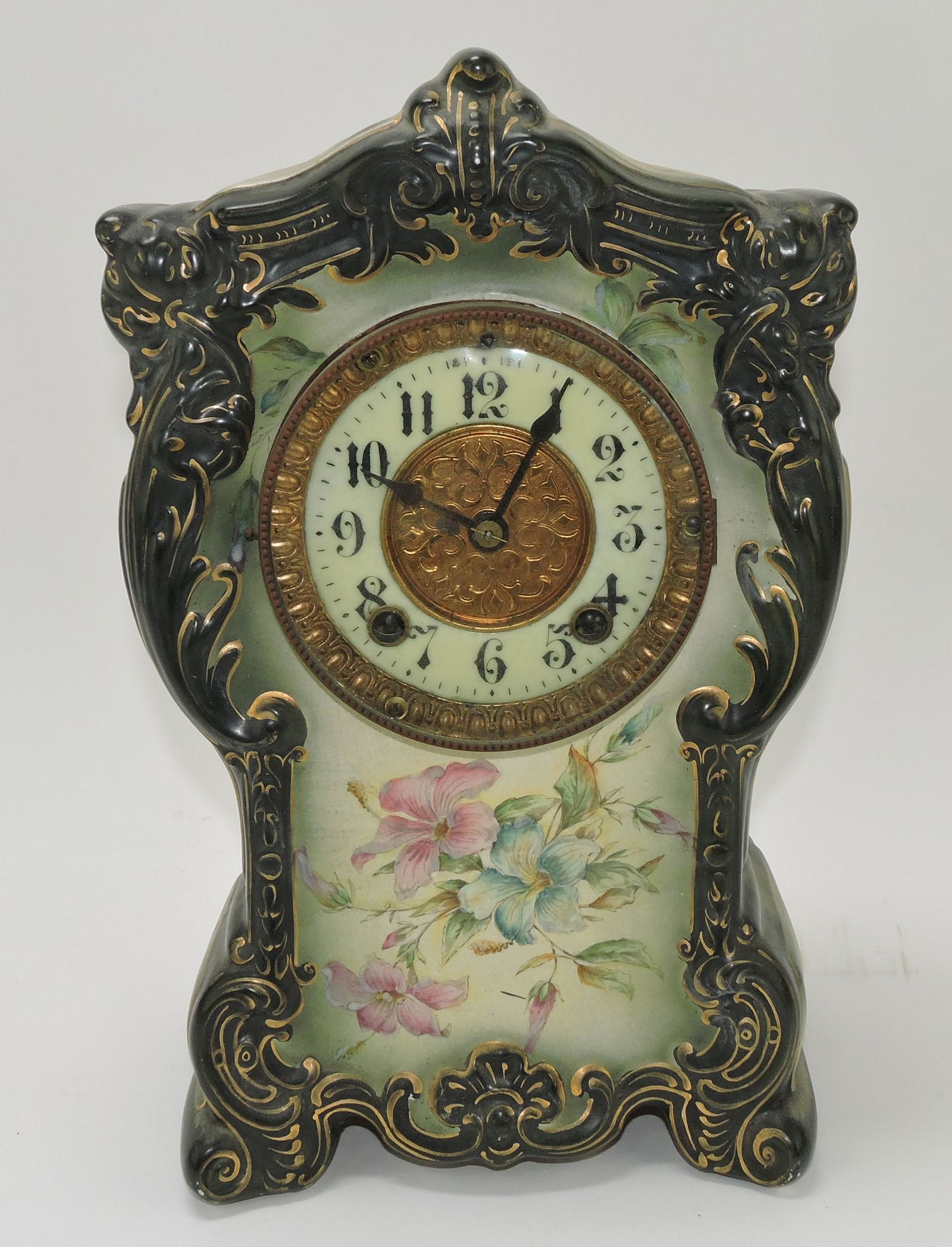 Gilbert china clock, 14" (1 of 1)