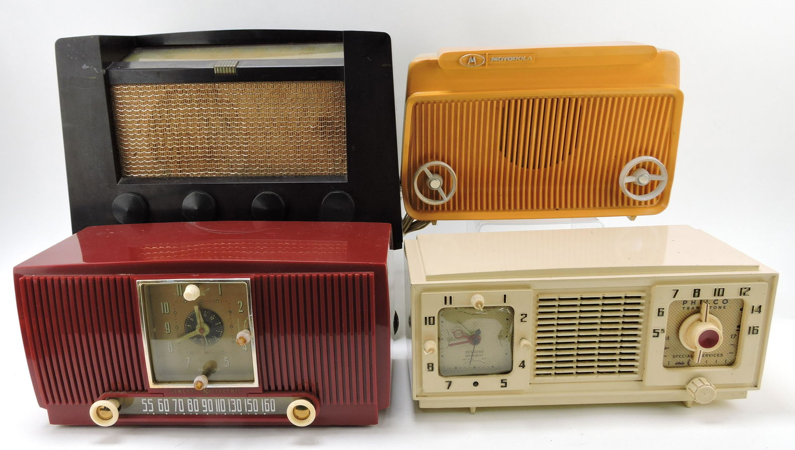 Vintage radio lot of 4: G.E. Philco, (1 of 1)