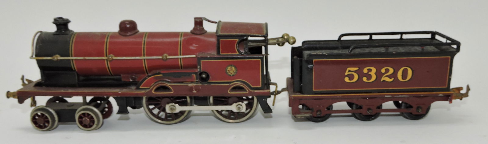 Bassett-Lowke Ltd London #5320: train engine and tender, wind up
