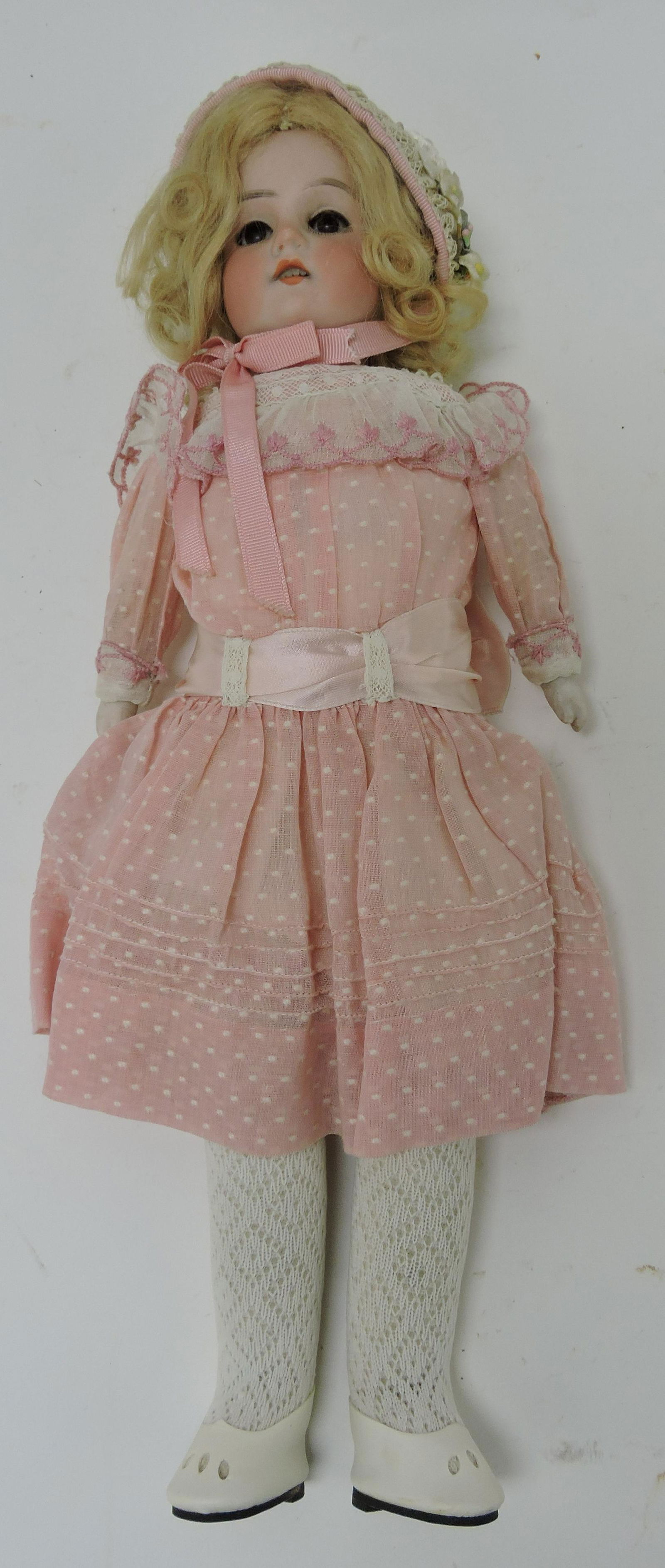 German A & M 370 bisque head doll, (1 of 1)