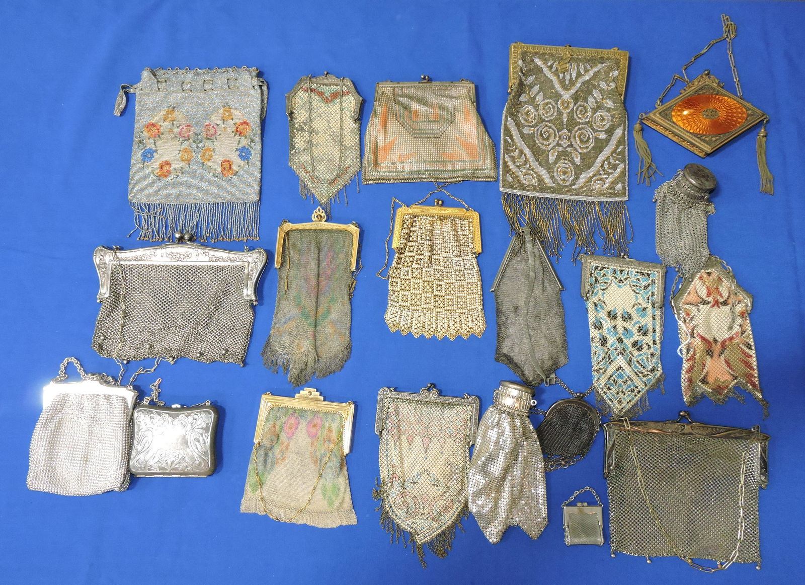 Lot of 20 lady's beaded and mesh (1 of 4)