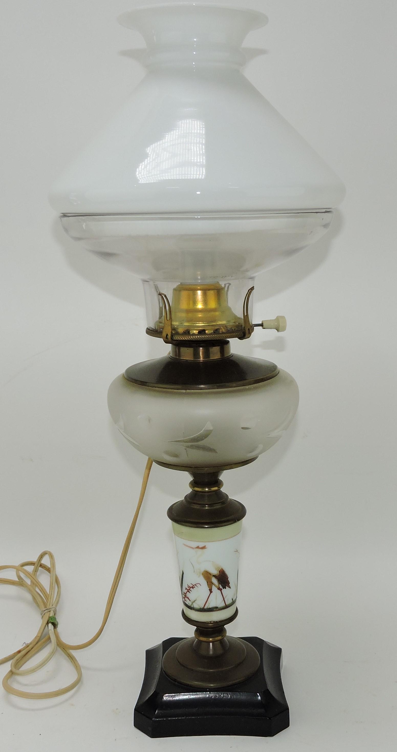 Peg oil lamp with electric burner (1 of 1)