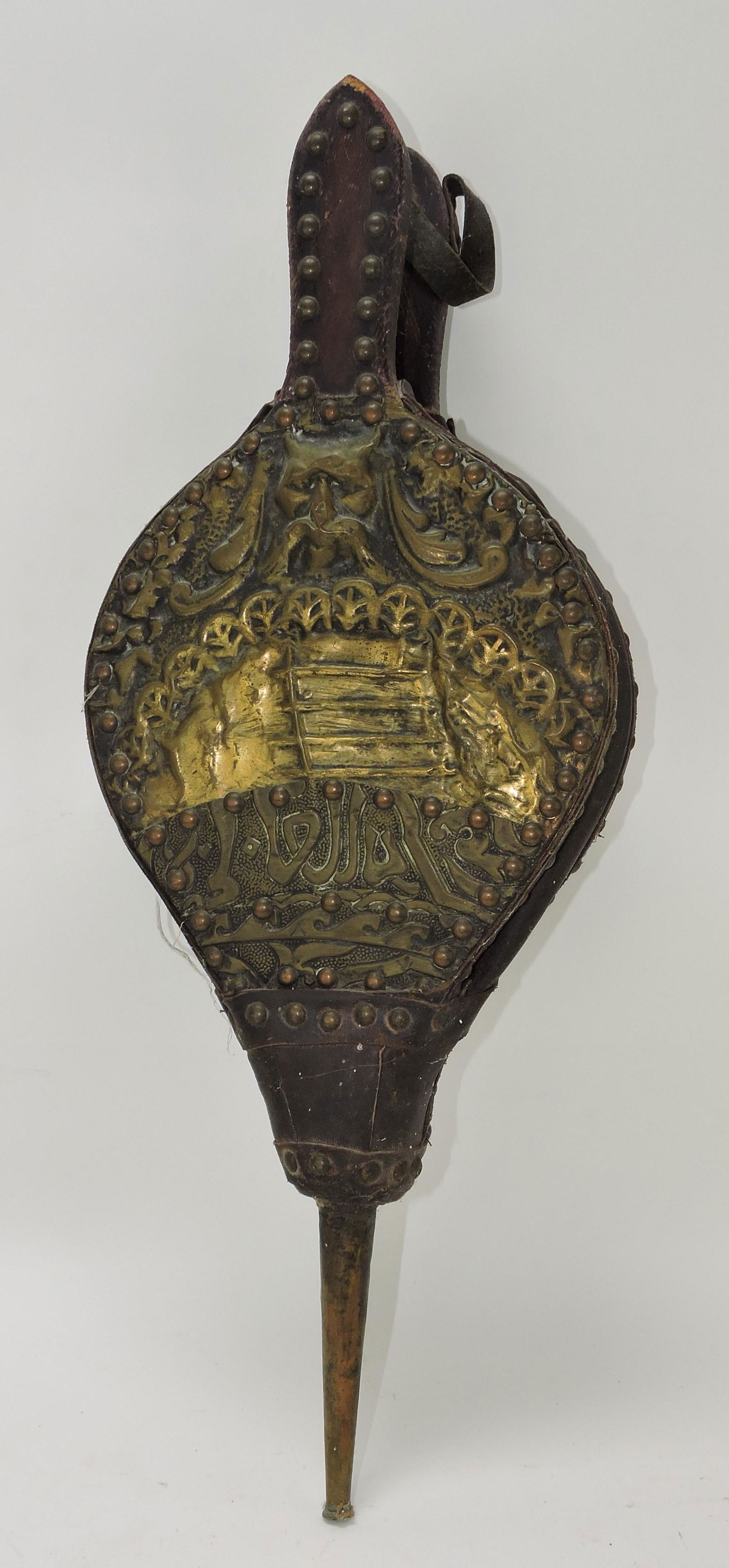 Brass and leather bellows, 24" (1 of 1)