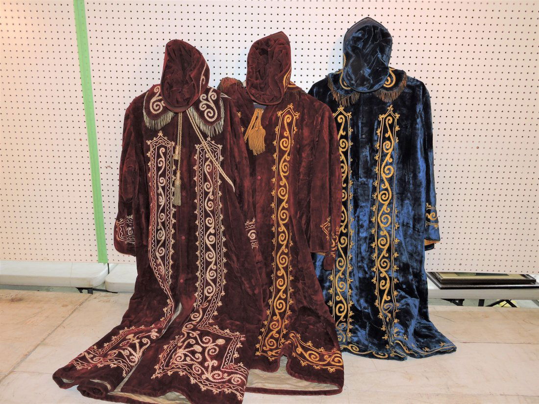 Lot of 3 Odd Fellow robes and (1 of 2)